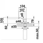 VICUS - dozownik chrom BLANCO 524290