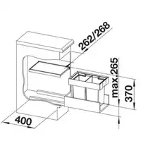 Selektor FLEXON II 30/2 + pokrywa systemowa BLANCO 521467