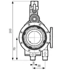 Filtr oleju zintegrowany z odpowietrznikiem FloCo-TOP-2KM Si, 2x G3/8&quot;, GW G3/8&quot;, wkład z tworzywa AFRISO 70110