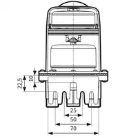 Automatyczny odpowietrznik oleju Flow-Control 3/K HT, 2x G3/8&quot;, GW G1/4&quot;, podwyższona odporność na temperaturę AFRISO 69929