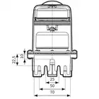 Automatyczny odpowietrznik oleju Flow-Control 3/K HT, 2x G3/8&quot;, GW G1/4&quot;, podwyższona odporność na temperaturę AFRISO 69929